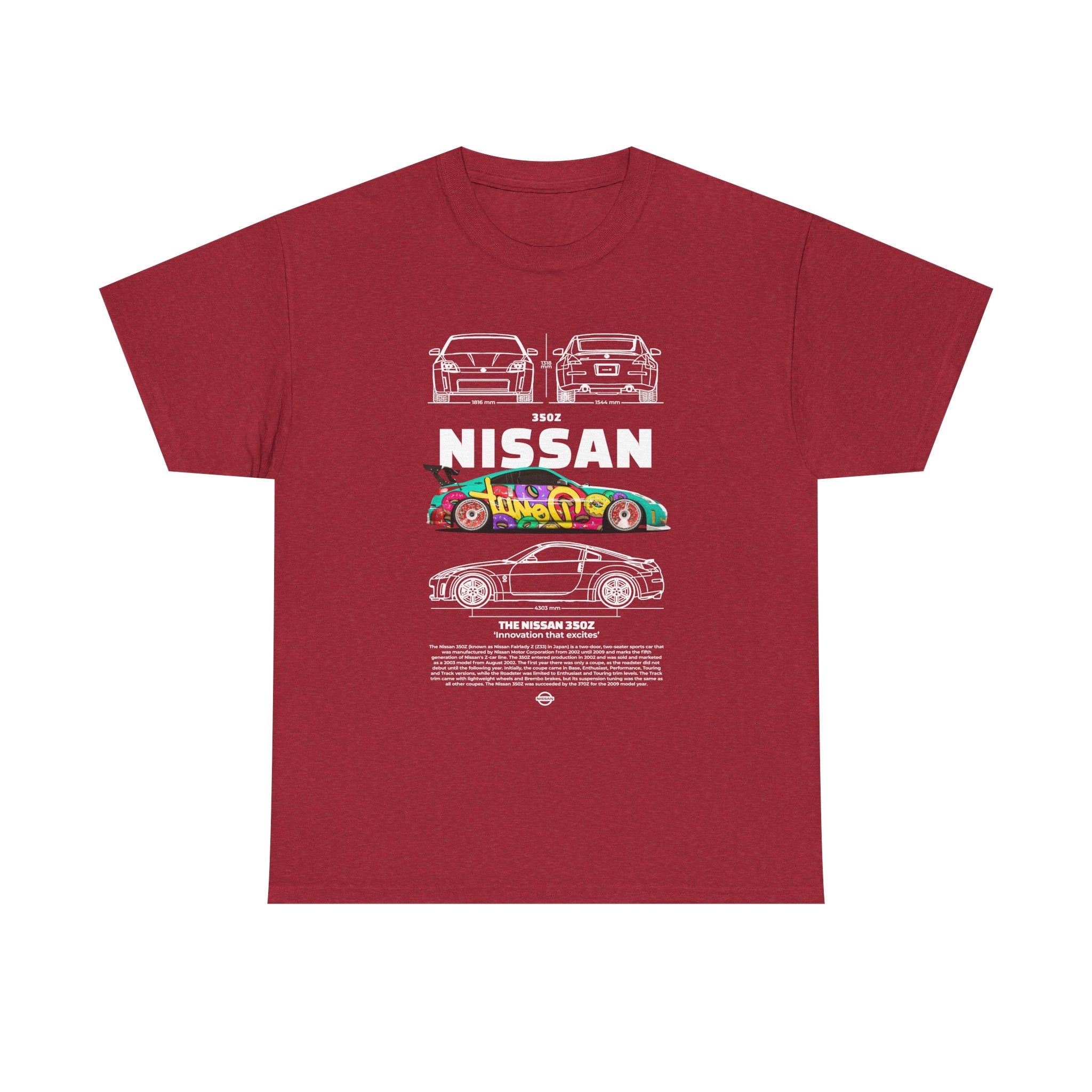 JDM T-Shirt Race Drift Street Cars Merch Mechanic Blue Prints Custom Tee Shirts