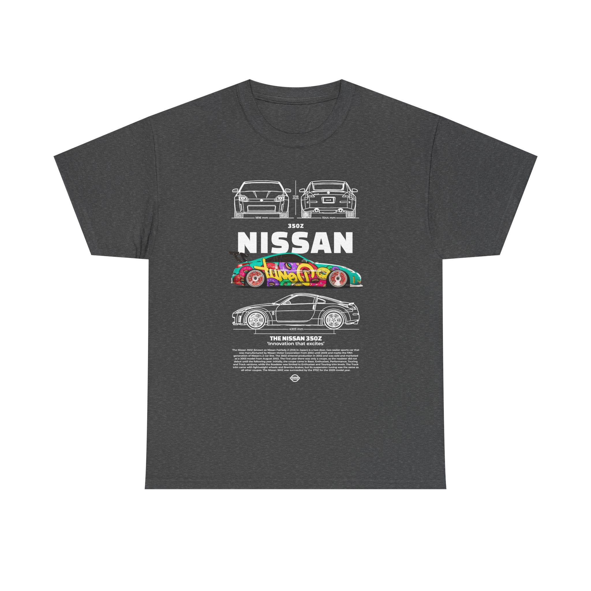JDM T-Shirt Race Drift Street Cars Merch Mechanic Blue Prints Custom Tee Shirts