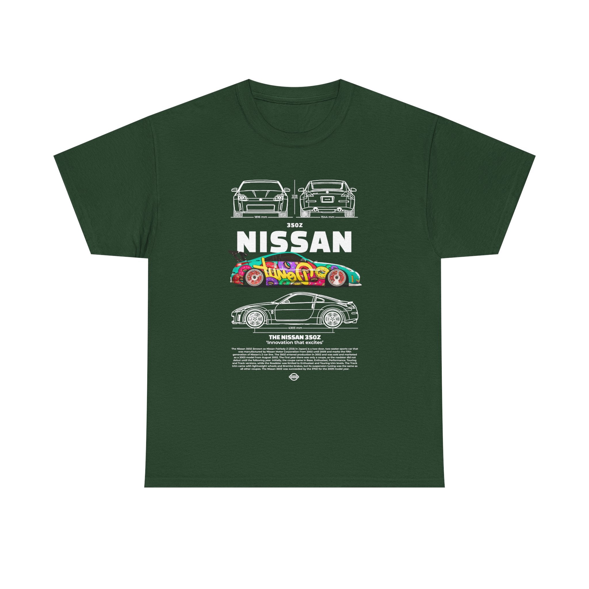 JDM T-Shirt Race Drift Street Cars Merch Mechanic Blue Prints Custom Tee Shirts