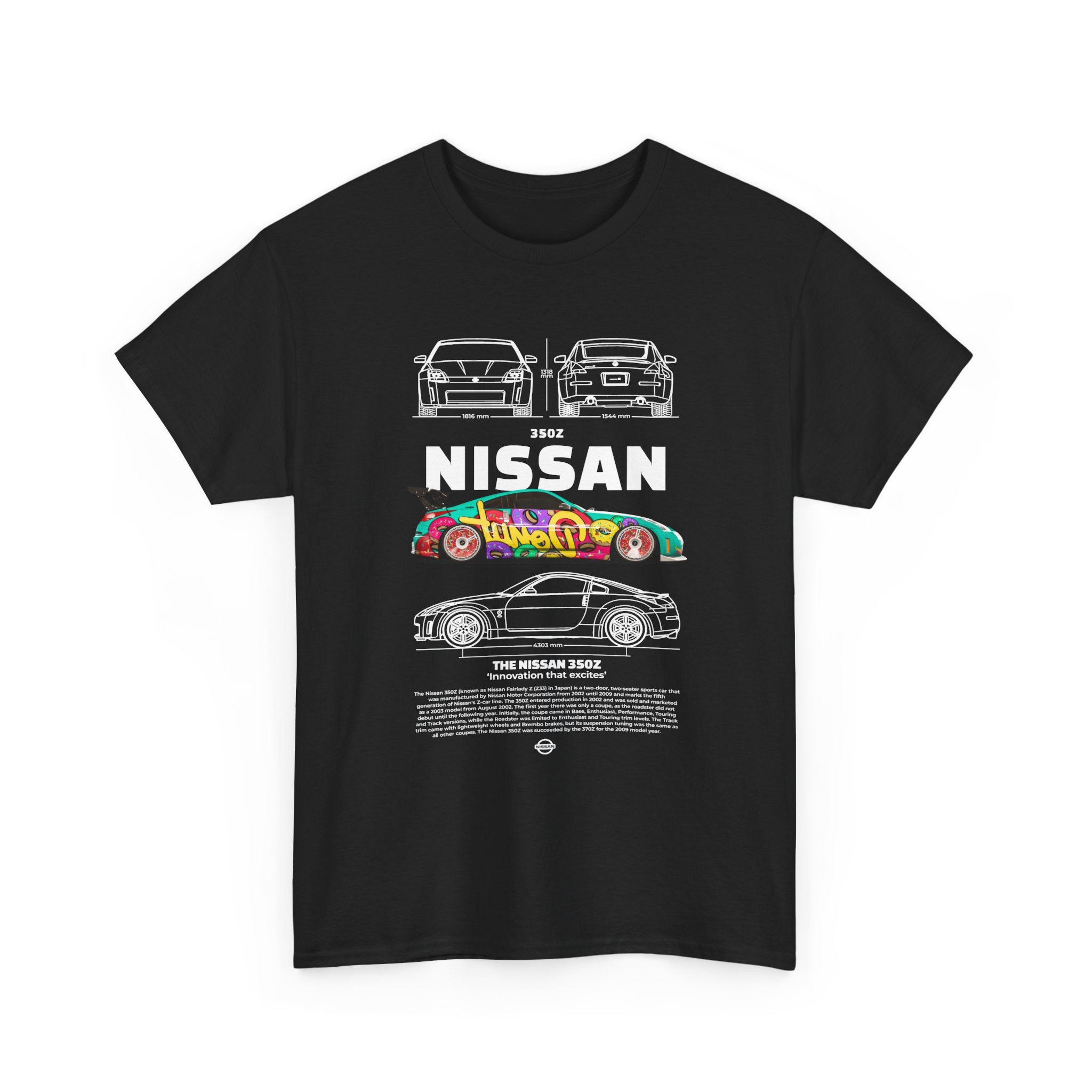 JDM T-Shirt Race Drift Street Cars Merch Mechanic Blue Prints Custom Tee Shirts